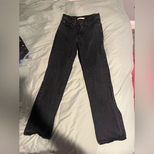 Levi’s ‘94 baggy black straight leg jeans